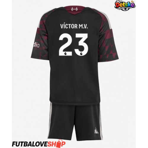 Dres Liverpool Victor Munoz #23 Tretina pre deti 2026-27 Krátky Rukáv (+ trenírky)